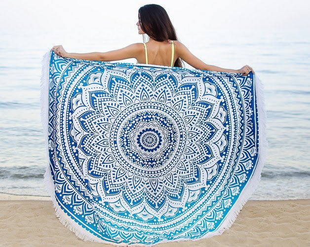 Incredible Blue Ombre Beach Throw for Your Summer Adventures