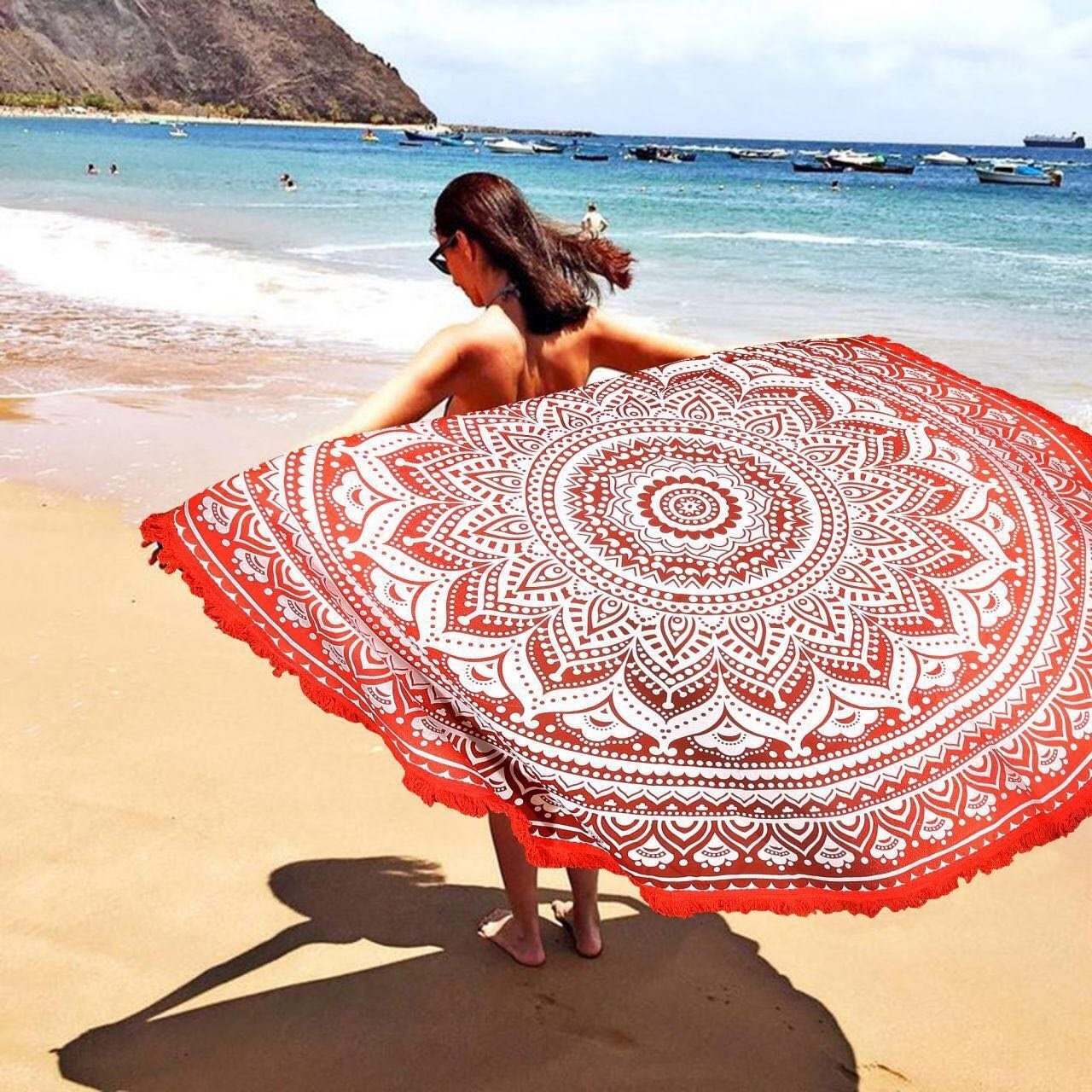 Discover the Incredible Terracotta Ombre Beach Throw for Your Summer Adventures