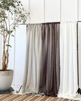 Discover the Elegance of Premium Washed Pure Linen Curtains